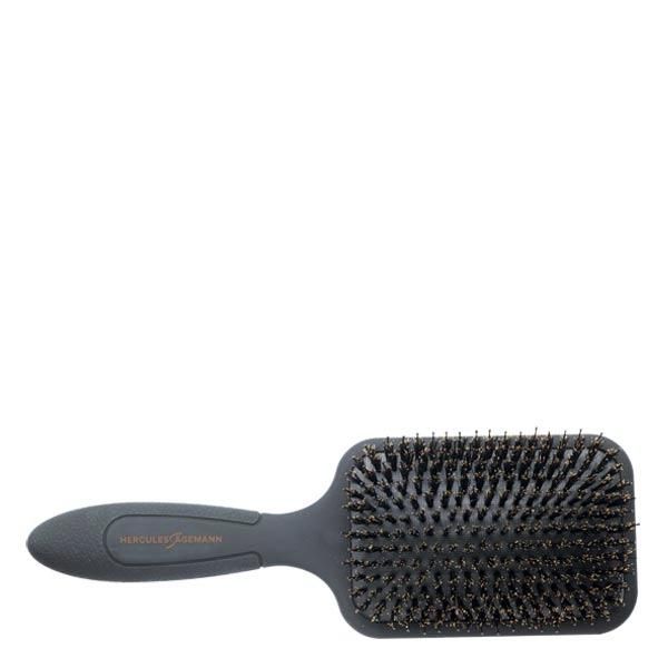 HERCULES Bürste 9150 Paddle Brush schwarz Nylonpins und Wildschw.b. Flexy Shape
