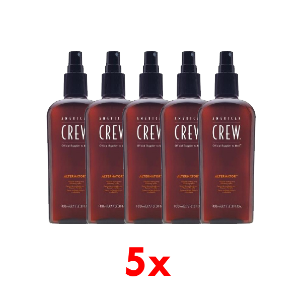 5er Pack AMERICAN CREW – Classic Alternator Finishing Spray, 100 ml, Stylingspray für Männer, Haarpr