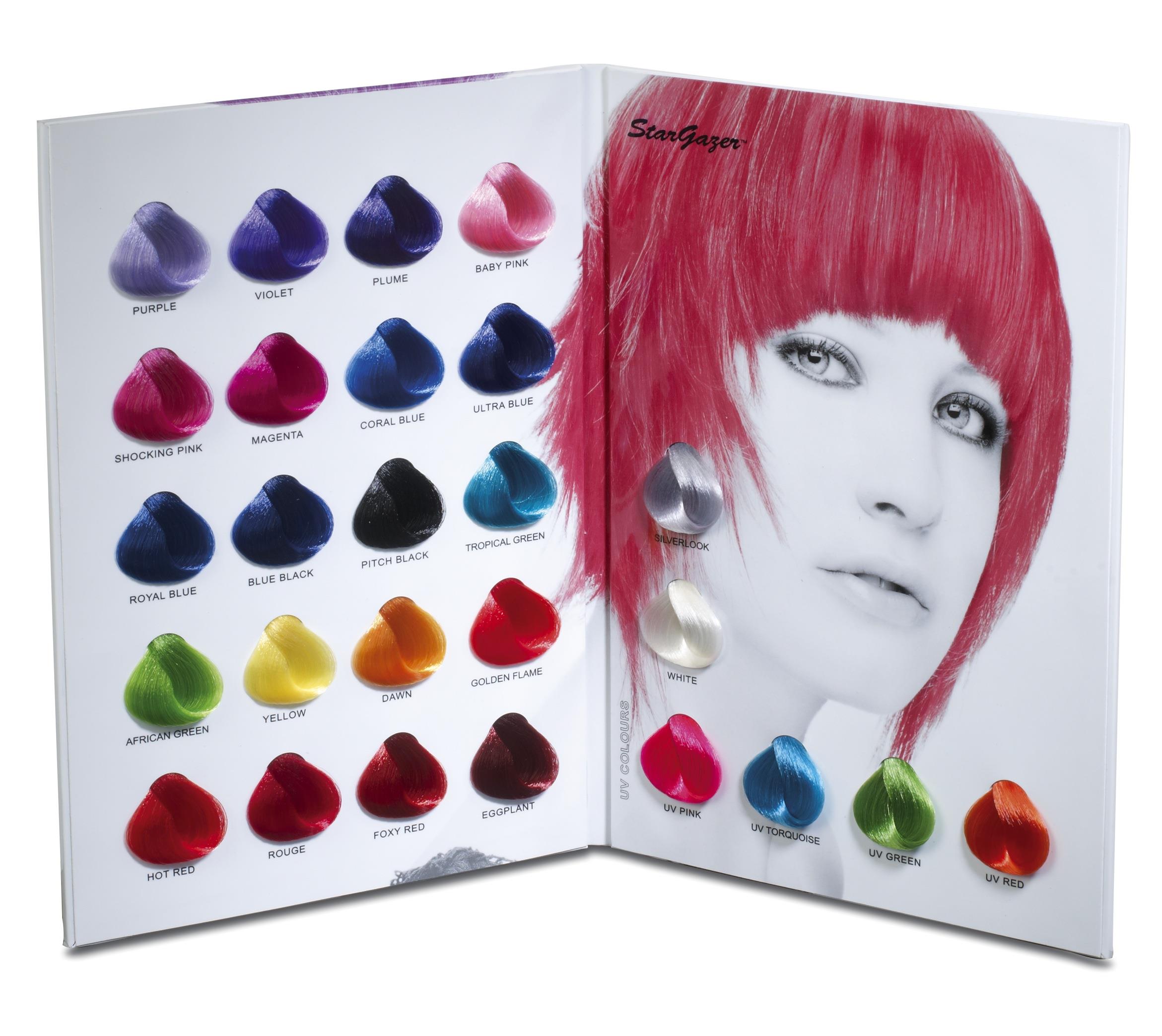 Stargazer Haarfarben-Streifen-Kit – 4 Coole Farbtöne Für Pinkes Ombre & Bunte Strähnen