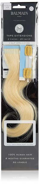 Balmain Tape + Clip Extensions HH 25cm L10 / 613 Super Light Blonde