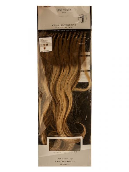 Balmain Extensions Valuepack HH 50 Stück 55cm 9.8G Very Light Gold Blonde Natural Straight