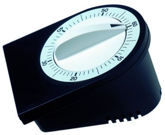 Comair Kurzeittimer schwarz mit Wandbefestigung