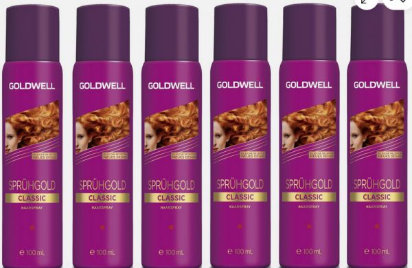 Goldwell Sprühgold Classic Haarspray 6x 100 ml