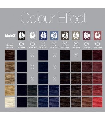 RefectoCil gedruckte Farbkarte Colour Match A6