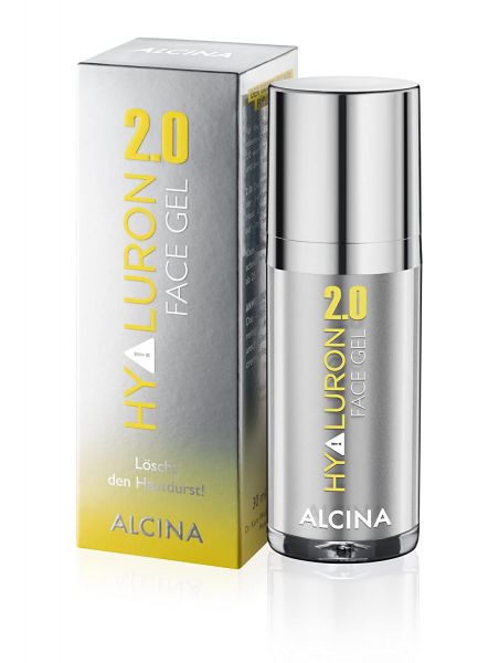 Alcina ALCINA Hyaluron 2.0 Face Gel 2 x 30 ml - Feuchtigkeits-Gel mit Hyaluronsäure