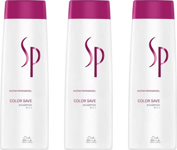 Wella SP Color Save Shampoo 3x250ml